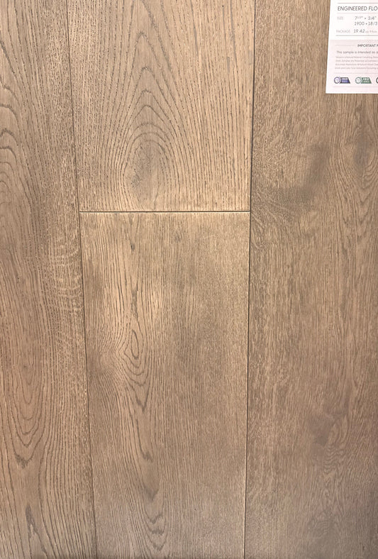 Grey Manor engineered hardwood flooring shown as 7 1/2 inch wide planks