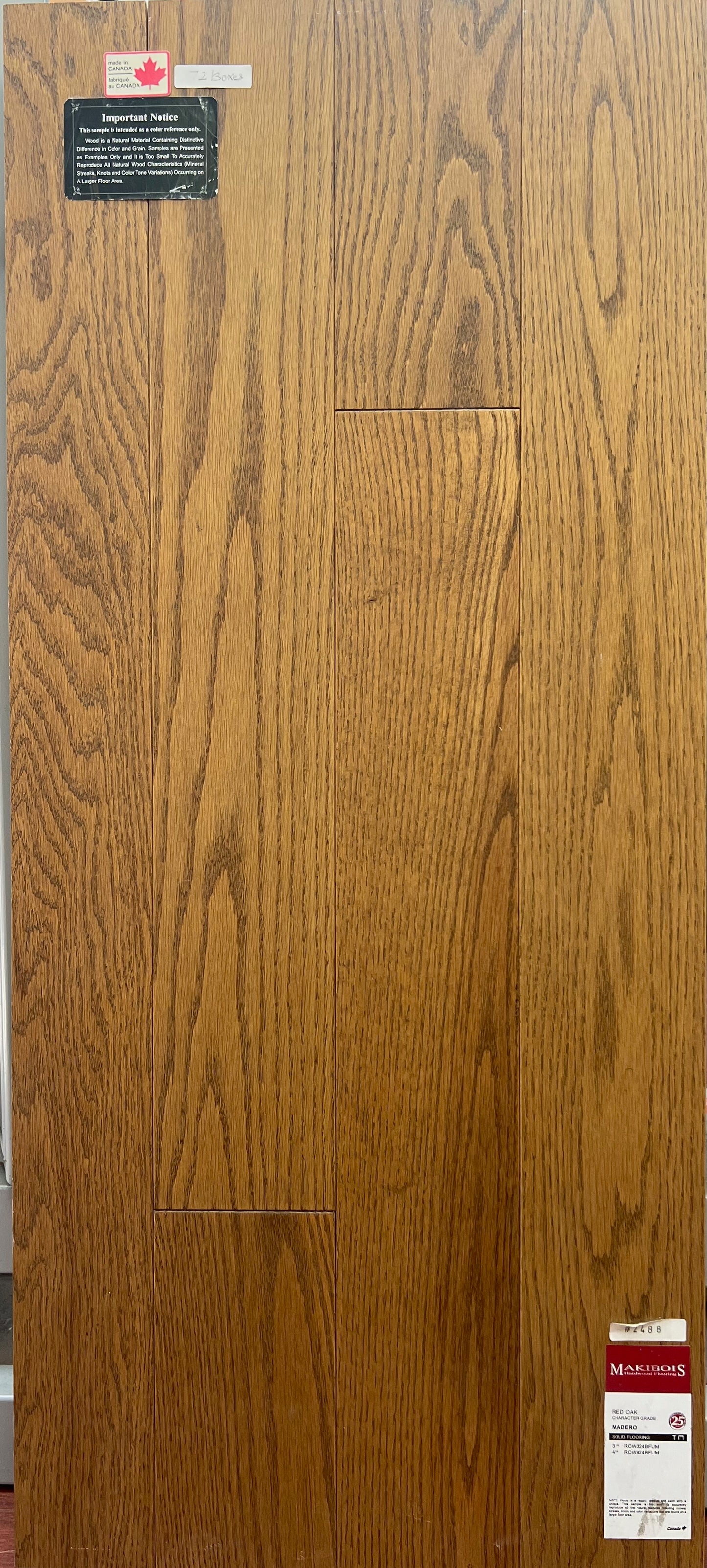 MKB Red Oak Madero Character Hardwood Flooring - SKU 2488