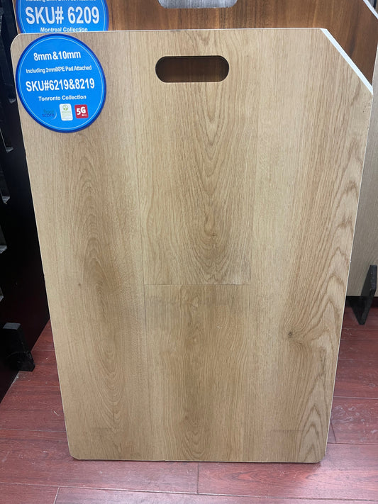 Riche Flooring Ultra-Thick 10mm SPC Vinyl – Honey Ridge (20mil Wear Layer) – Detail View