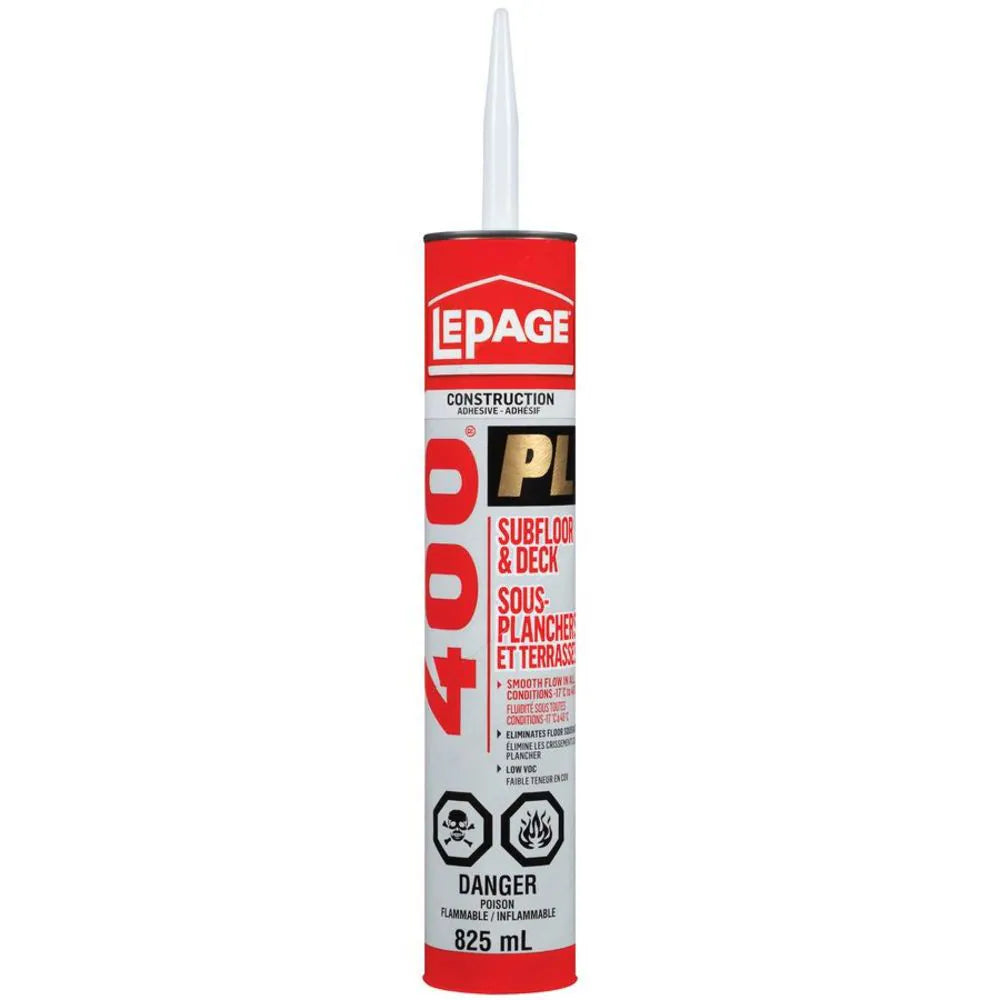 PL400 HD Subfloor Adhesive – 825 mL