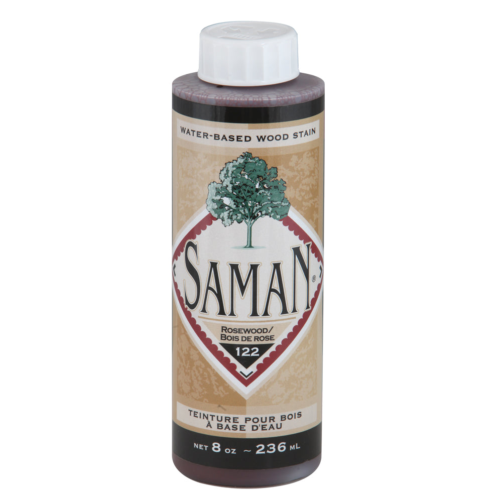 Saman Wood Stain 122 – Rosewood, 236 mL (8 oz)