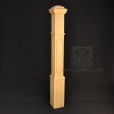 Top Floorings Box Newel Post BN538-48RO - 5 3/8" x 48"