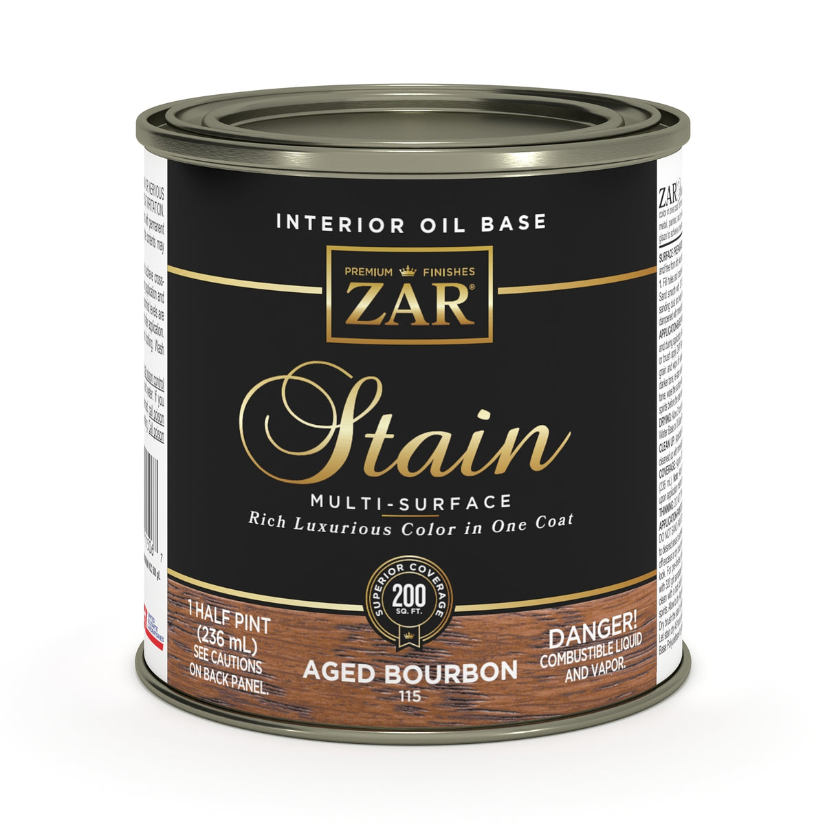 ZAR Oil-Based Wood Stain | Modern Walnut 115 | 237 mL