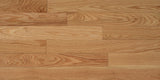 Close-up of Appalachian Natural Red Oak solid hardwood boards with open oak grain and staggered end joints