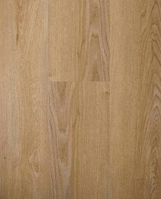 Golden Prairie SPC vinyl plank flooring in a pale golden oak tone with fine grain