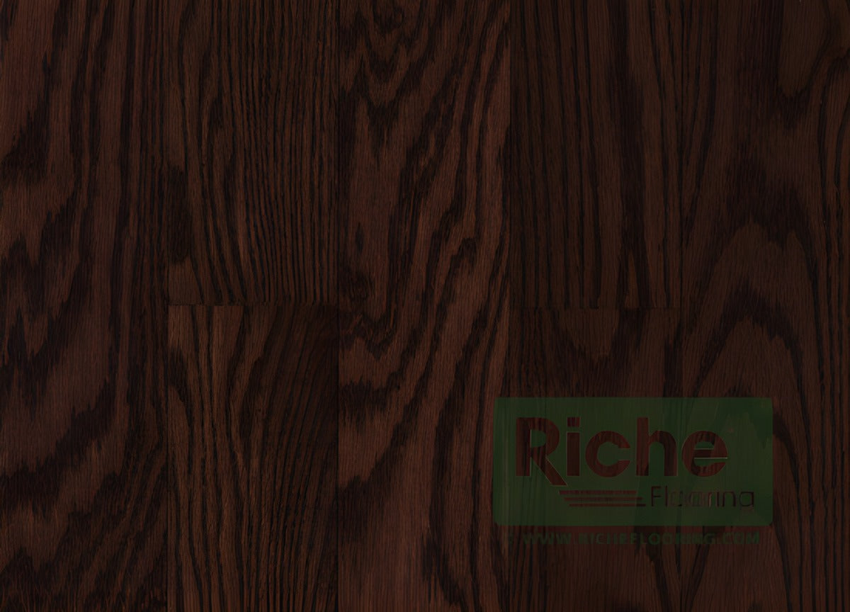 Sunshiny Red Oak Cappuccino Solid Hardwood Flooring | 4" x ¾"