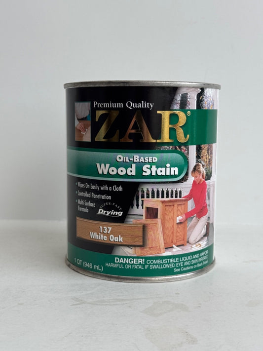 ZAR Oil-Based Wood Stain - White Oak 137 - 946 mL