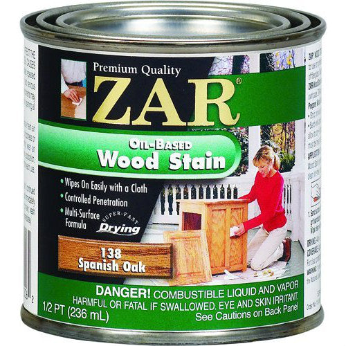 ZAR Oil-Based Wood Stain | Spanish Oak 138 | 237 mL