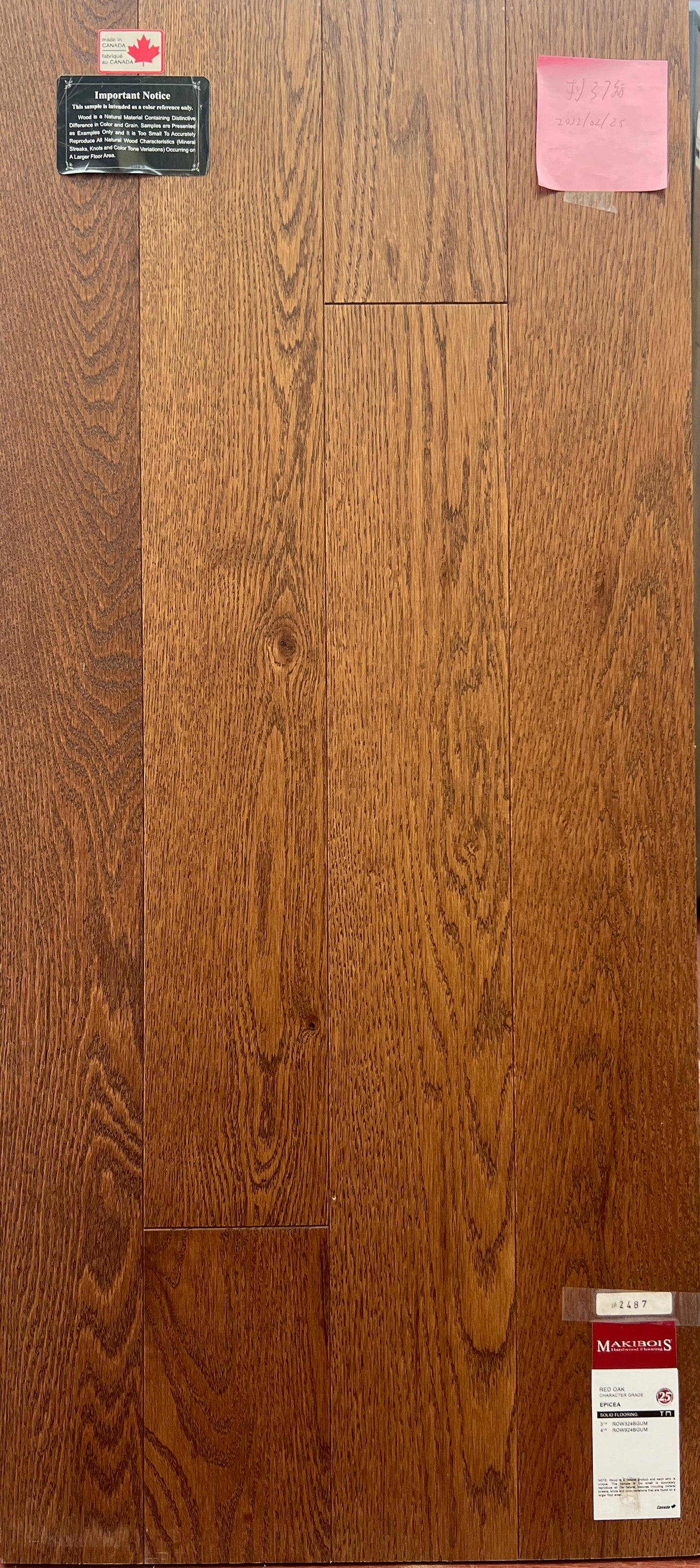MKB Red Oak Epicea Character Hardwood Flooring - SKU 2487
