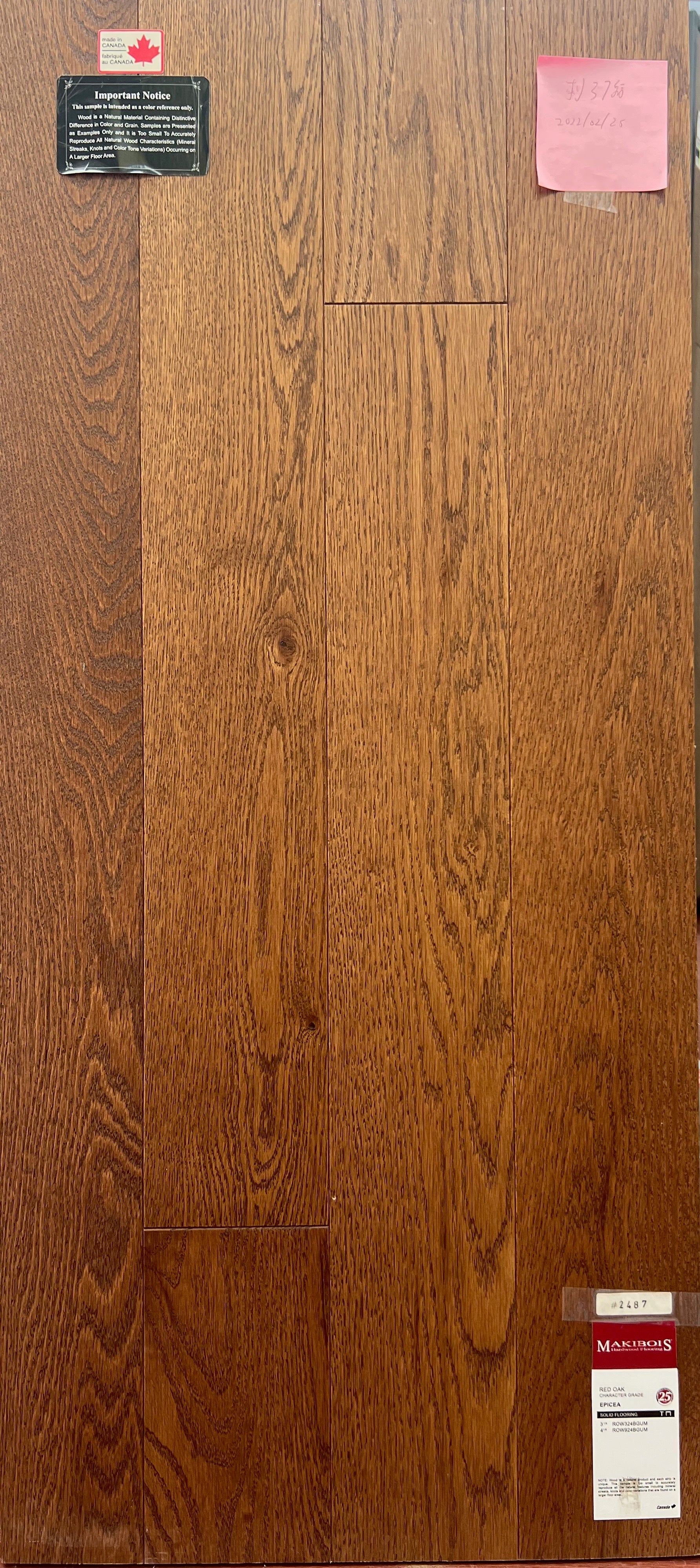 MKB Red Oak Epicea Character Hardwood Flooring - SKU 2487