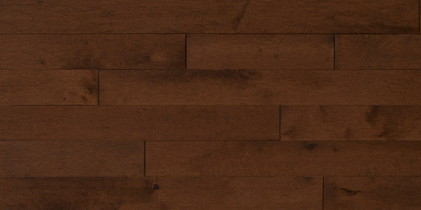 Appalachian Rosewood Hard Maple Hardwood Flooring | 4¼" Prestige Grade Semi Gloss | Solid Wood – Main View