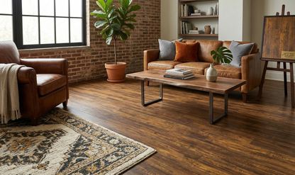 Krono Original 12mm Brook Walnut Laminate Flooring - AC3 Residential Grade - Made in Germany (K8217) – Detail View