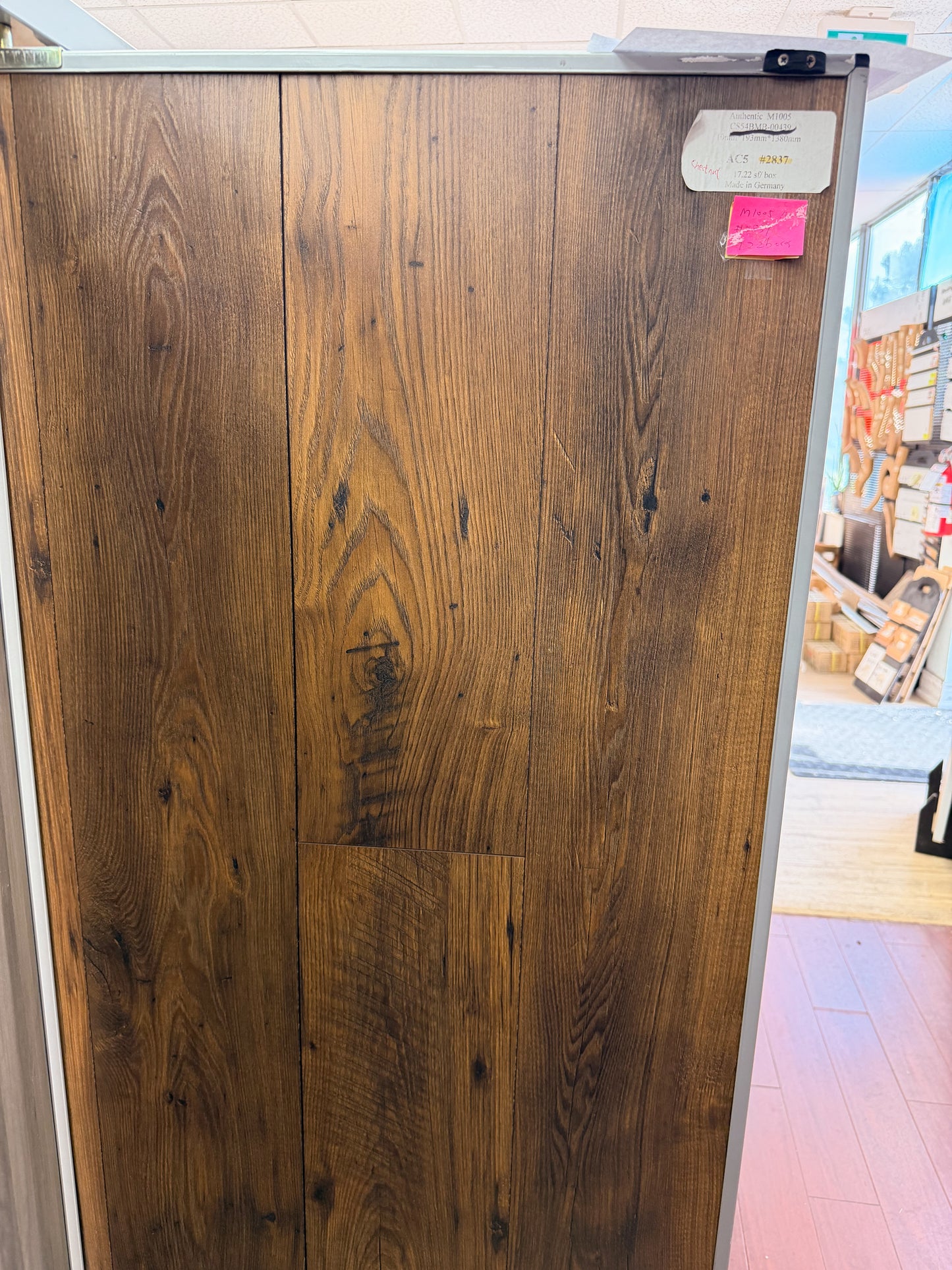 Swiss Krono 10mm Chestnut Laminate Flooring - AC5 Commercial Grade - Made in Germany (M1005)