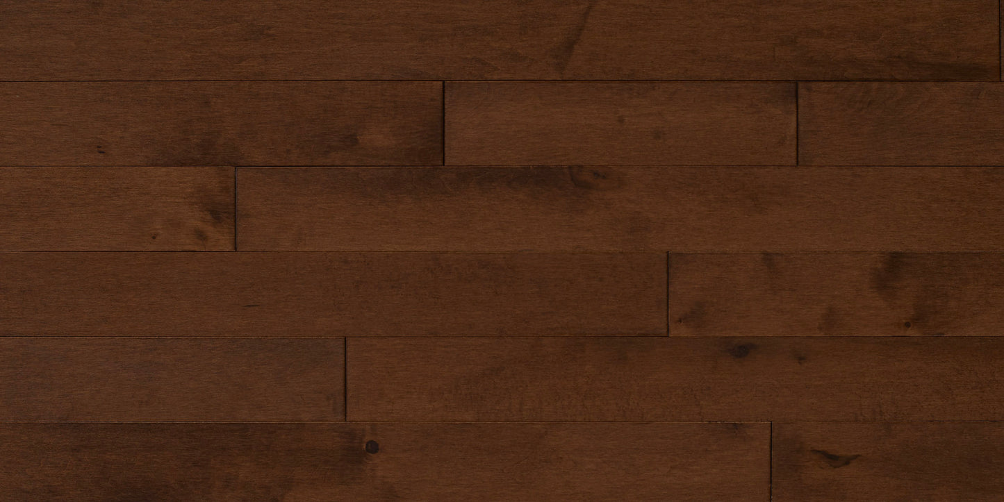 Appalachian Rosewood Hard Maple Hardwood Flooring | 4¼" Advantage Grade Semi Gloss | Solid Wood – Main View