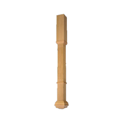Top Floorings Box Newel Post BN414-48RO - 4 1/4" x 48"