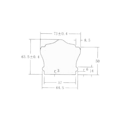 Top Floorings Red Oak Handrail HA600 – 12 ft