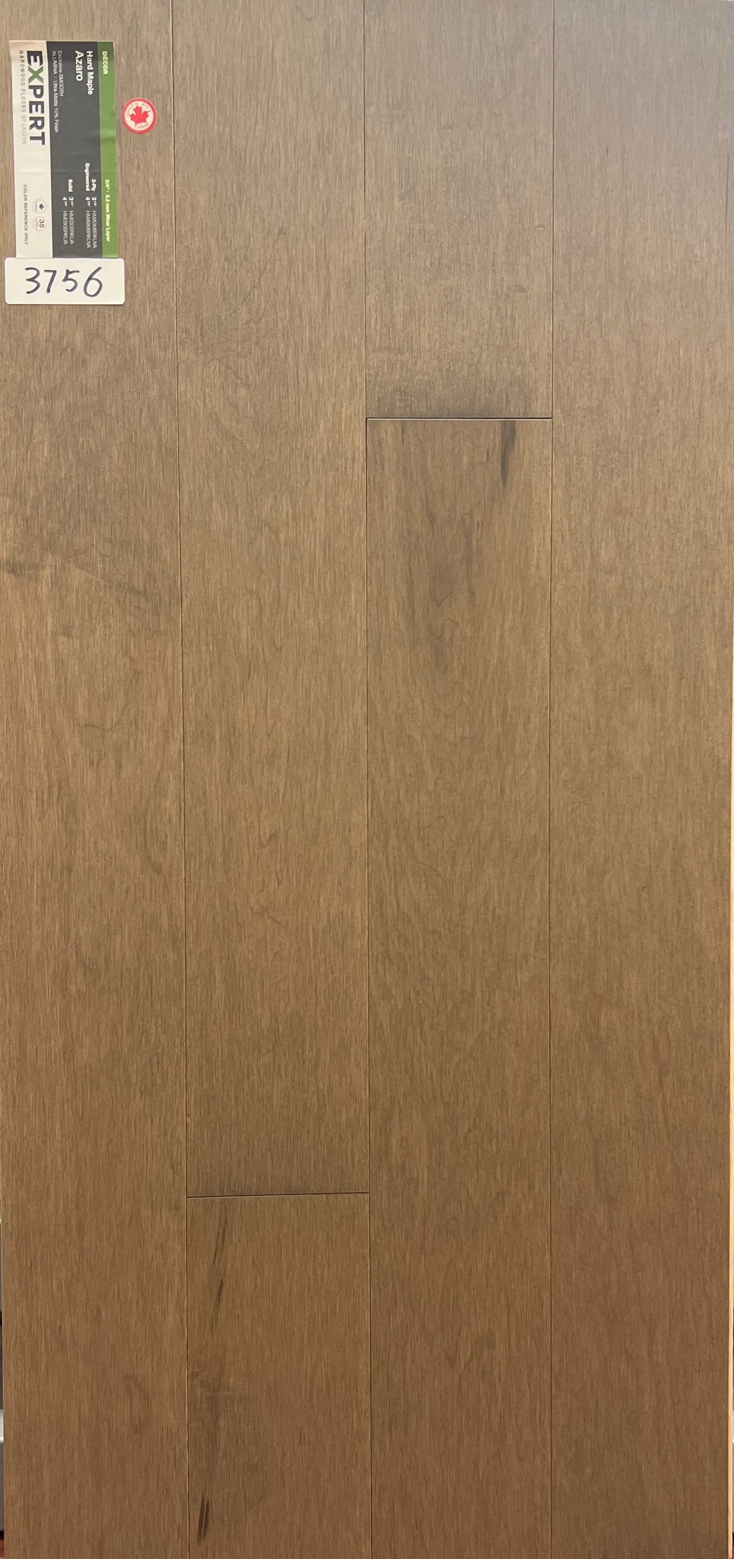 Lauzon Exclusive Hard Maple Azaro Solid Hardwood Flooring | 4¼" x ¾" | Made in Canada