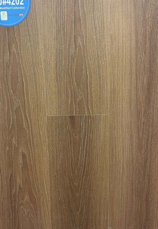 Riche Warm Mocha Oak SPC LVP Vinyl Plank Flooring | 6mm Waterproof with IXPE Pad | 7.09" Wide