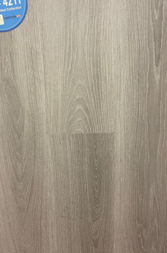 Riche Taupe Grey Oak SPC LVP Vinyl Plank Flooring | 6mm Waterproof with IXPE Pad | 7.09" Wide