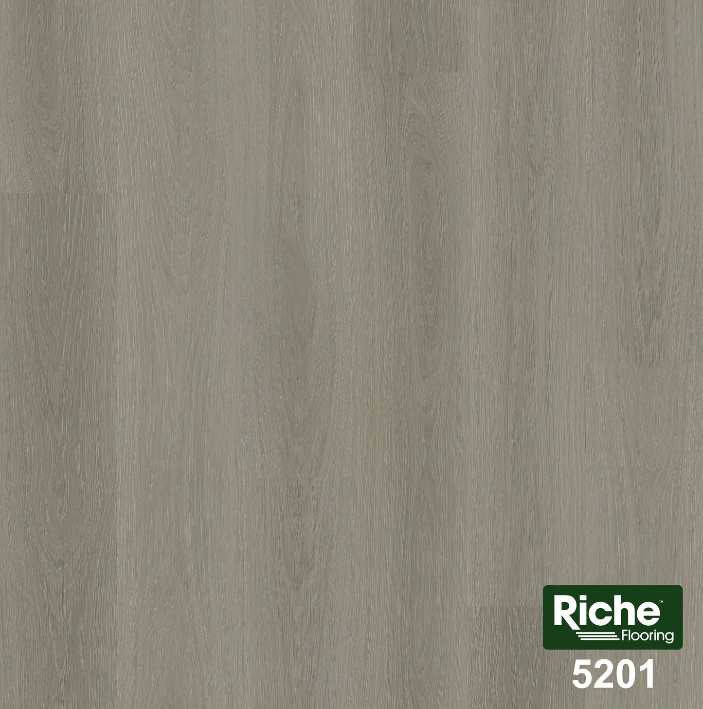 Riche Pewter Grey Oak SPC LVP Vinyl Plank Flooring | 6.5mm Waterproof with IXPE Pad | 7.09" Wide