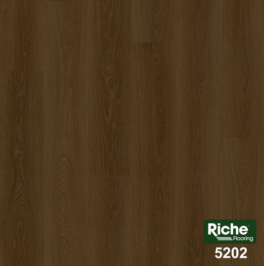 Riche Dark Espresso Oak SPC LVP Vinyl Plank Flooring | 6.5mm Waterproof with IXPE Pad | 7.09" Wide