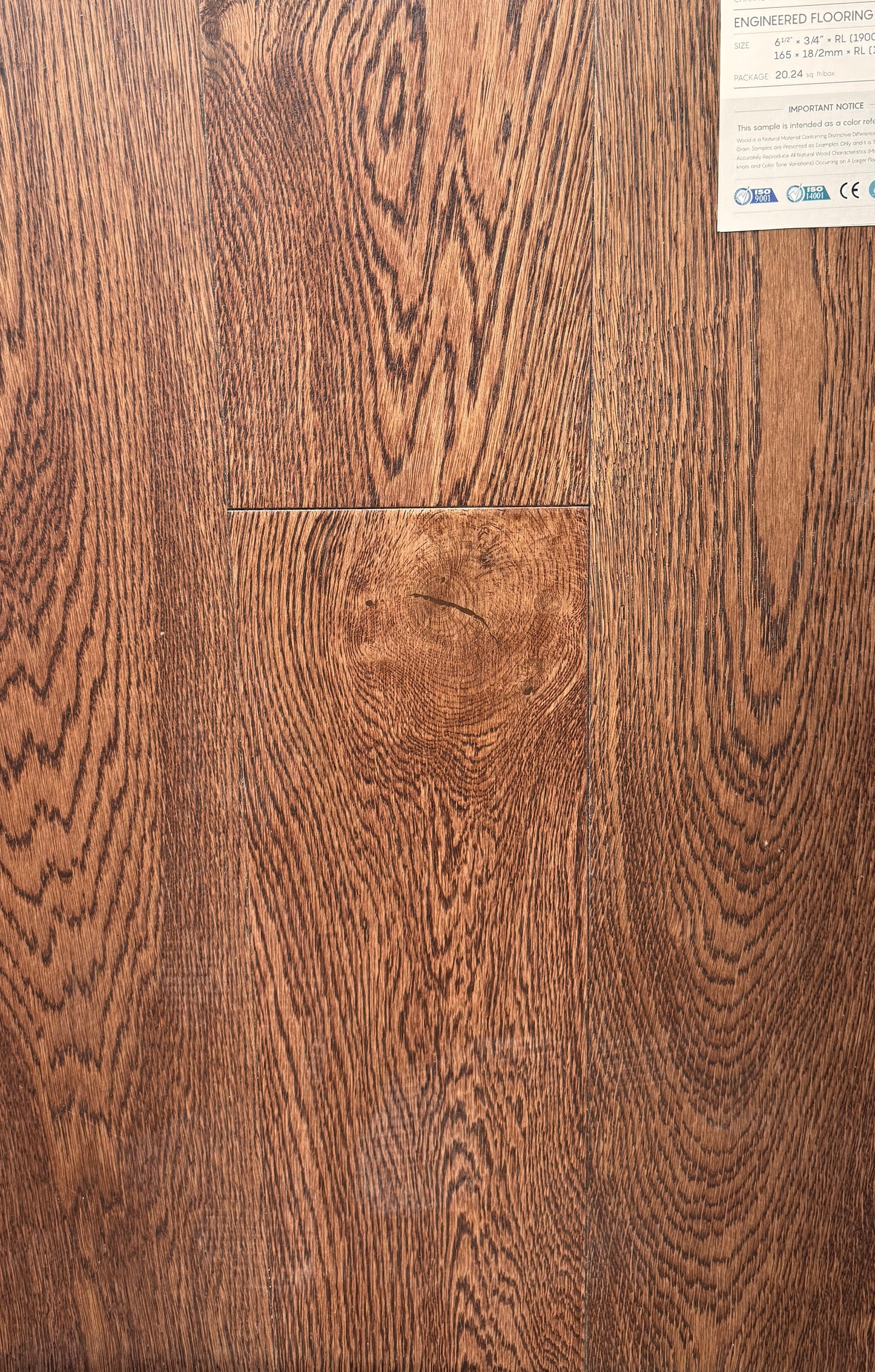 Top Floorings European Oak Engineered – Harvest (6.5" Wide) – Main View