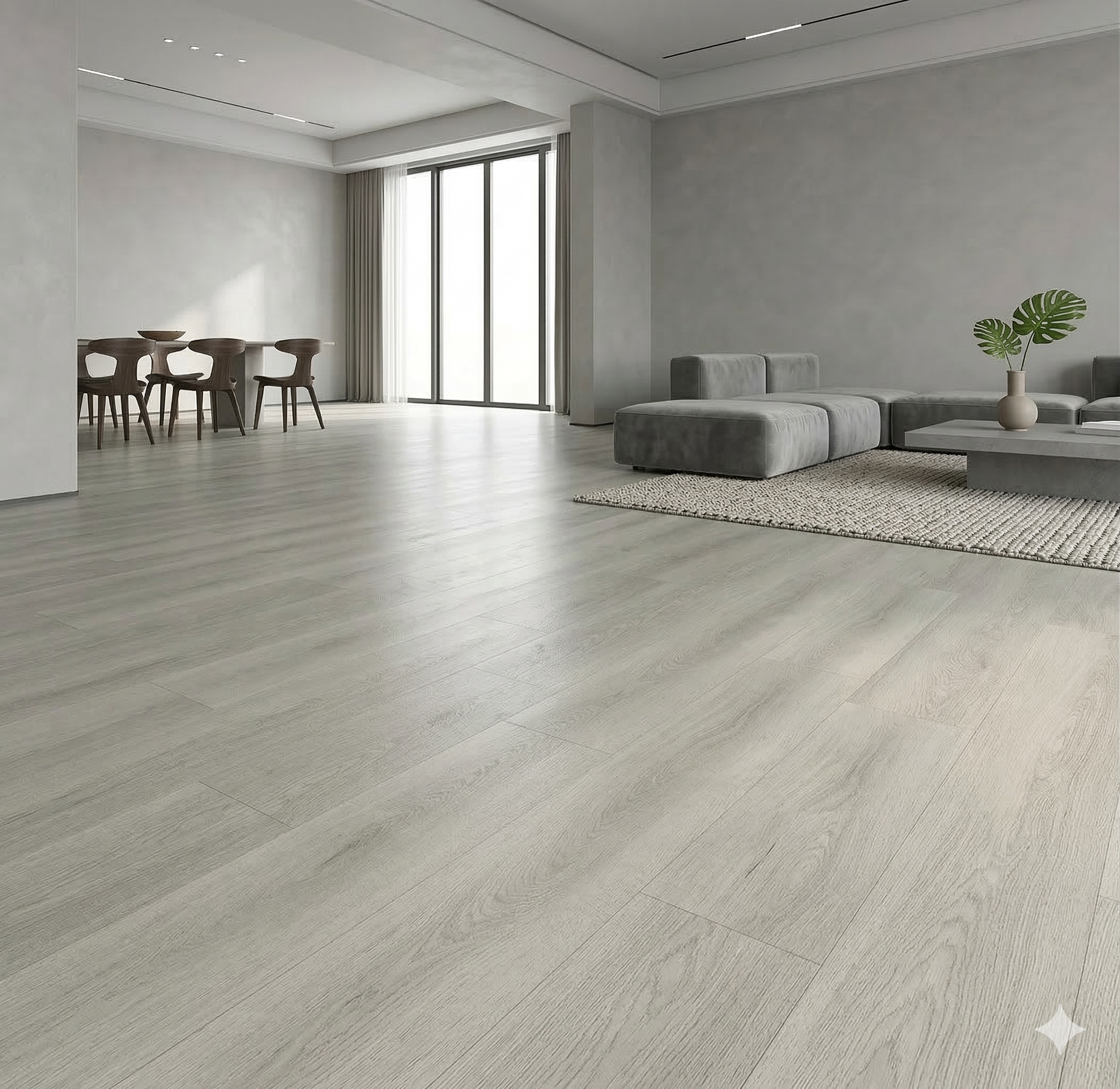 Riche Flooring Heavy-Duty 8mm SPC Vinyl – Arctic Birch (20mil Wear Layer) – Main View