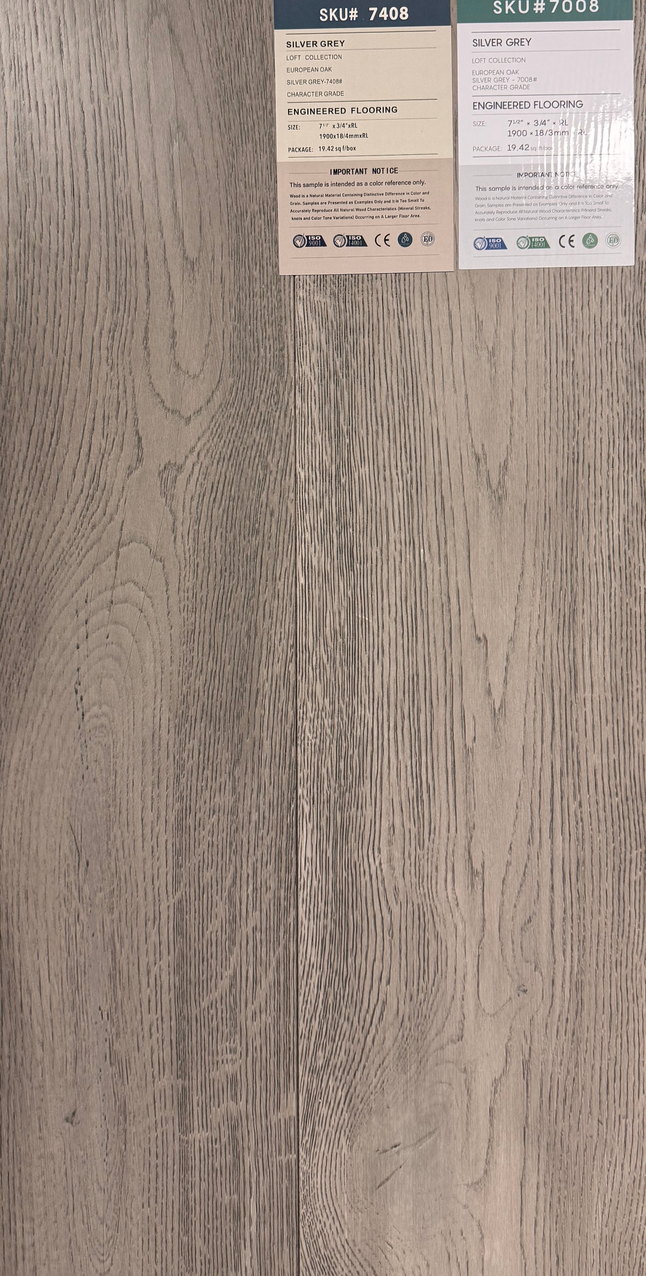 European Oak Silver Grey 7.5