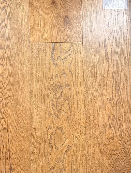 Top Floorings European Oak Engineered Hardwood Flooring – Sandbanks | 7.5" Wide | 3/4" Thick | Wire Brushed – Main View
