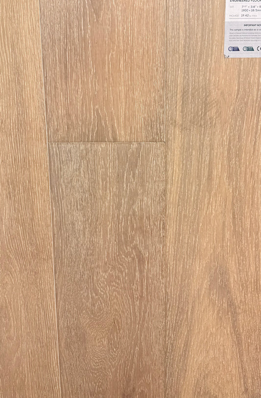 Top Floorings European Oak Engineered Hardwood Flooring – Verita | 7.5" Wide | 3/4" Thick | Wire Brushed – Main View