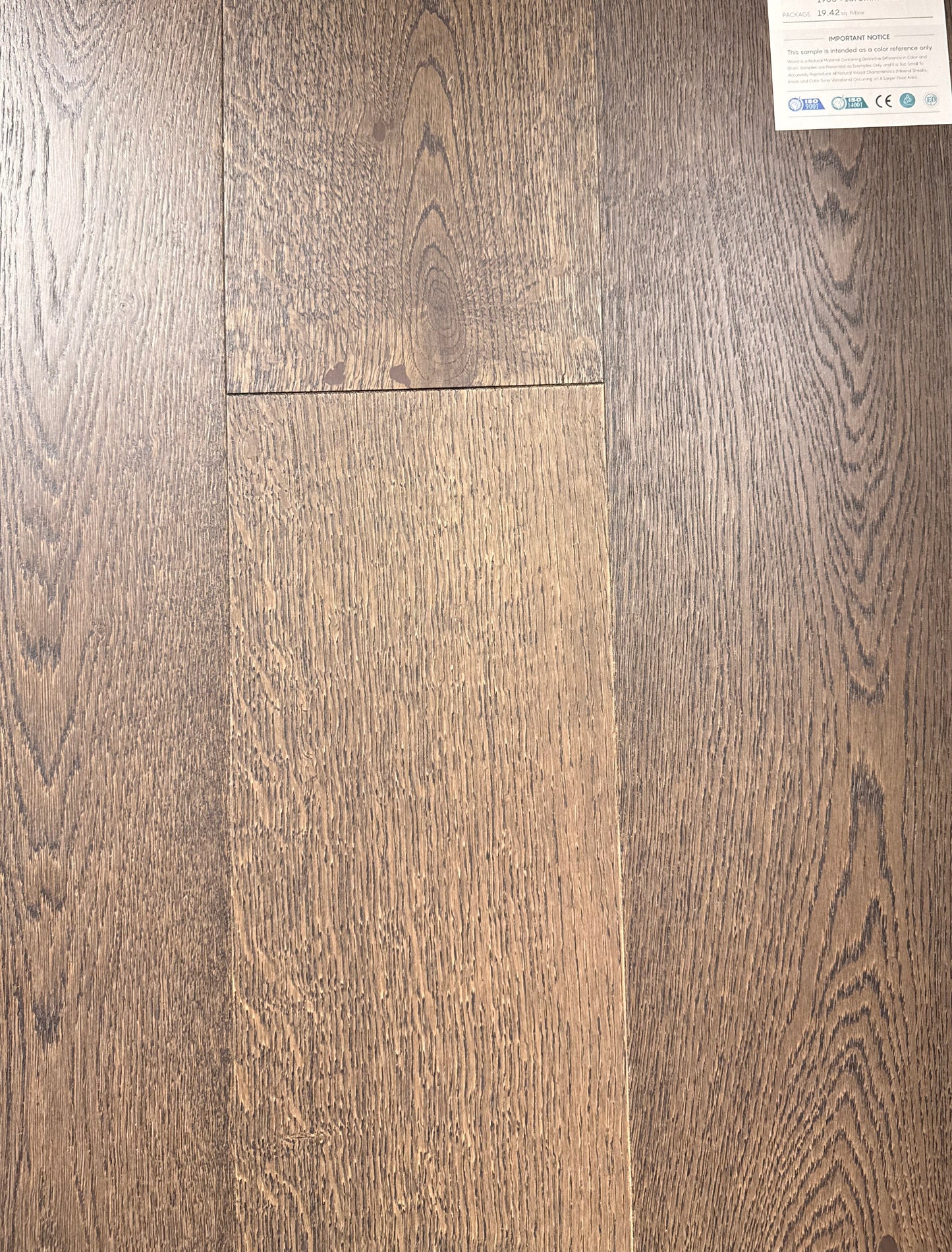 Top Floorings European Oak Engineered Hardwood Flooring – Ruccia | 7.5" Wide | 3/4" Thick | Wire Brushed – Main View