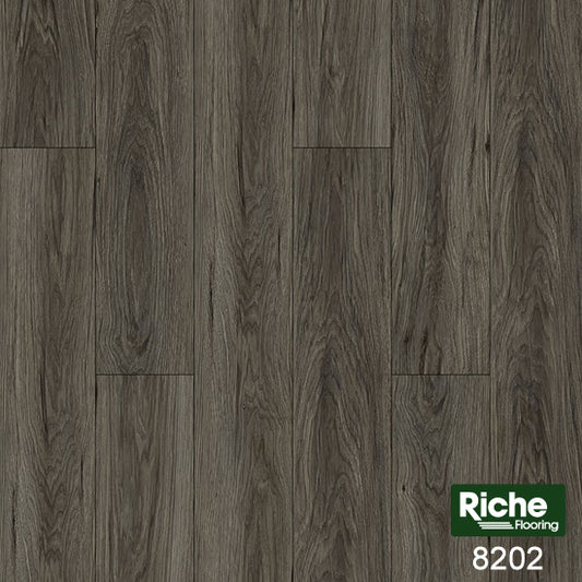 Riche Smoky Timber SPC Vinyl Plank Flooring | 10mm Waterproof with EVA Pad | 5.9" Wide