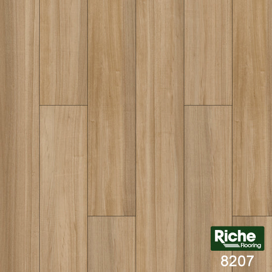 Riche Natural Blonde Oak SPC Vinyl Plank Flooring | 10mm Waterproof with EVA Pad | 5.9" Wide – Main View