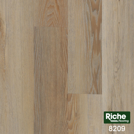 Riche Washed Driftwood SPC Vinyl Plank Flooring | 10mm Waterproof with EVA Pad | 5.9" Wide
