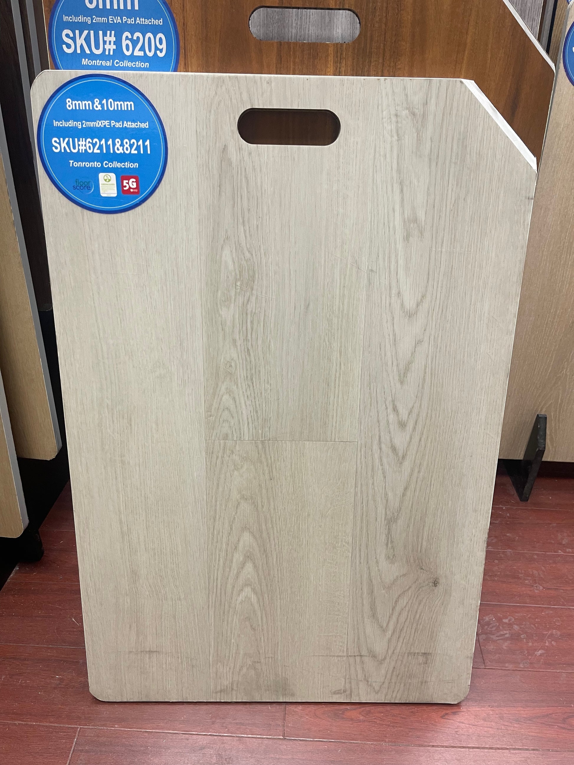 Riche Flooring Ultra-Thick 10mm SPC Vinyl – Pearl Fog (20mil Wear Layer) – Detail View