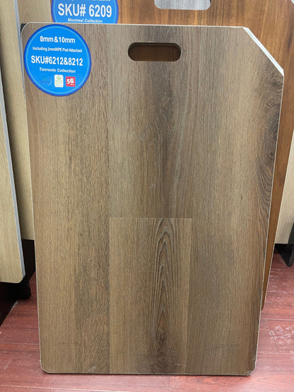 Riche Flooring Ultra-Thick 10mm SPC Vinyl – Tobacco Oak (20mil Wear Layer) – Detail View