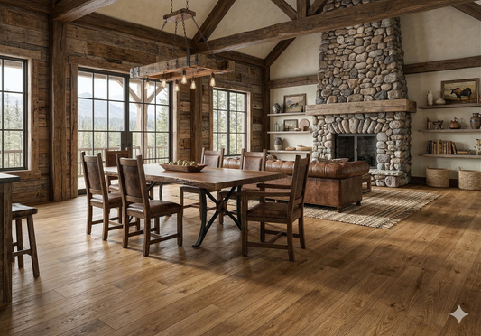 Riche Flooring Ultra-Thick 10mm SPC Vinyl – Amber Grain (20mil Wear Layer)