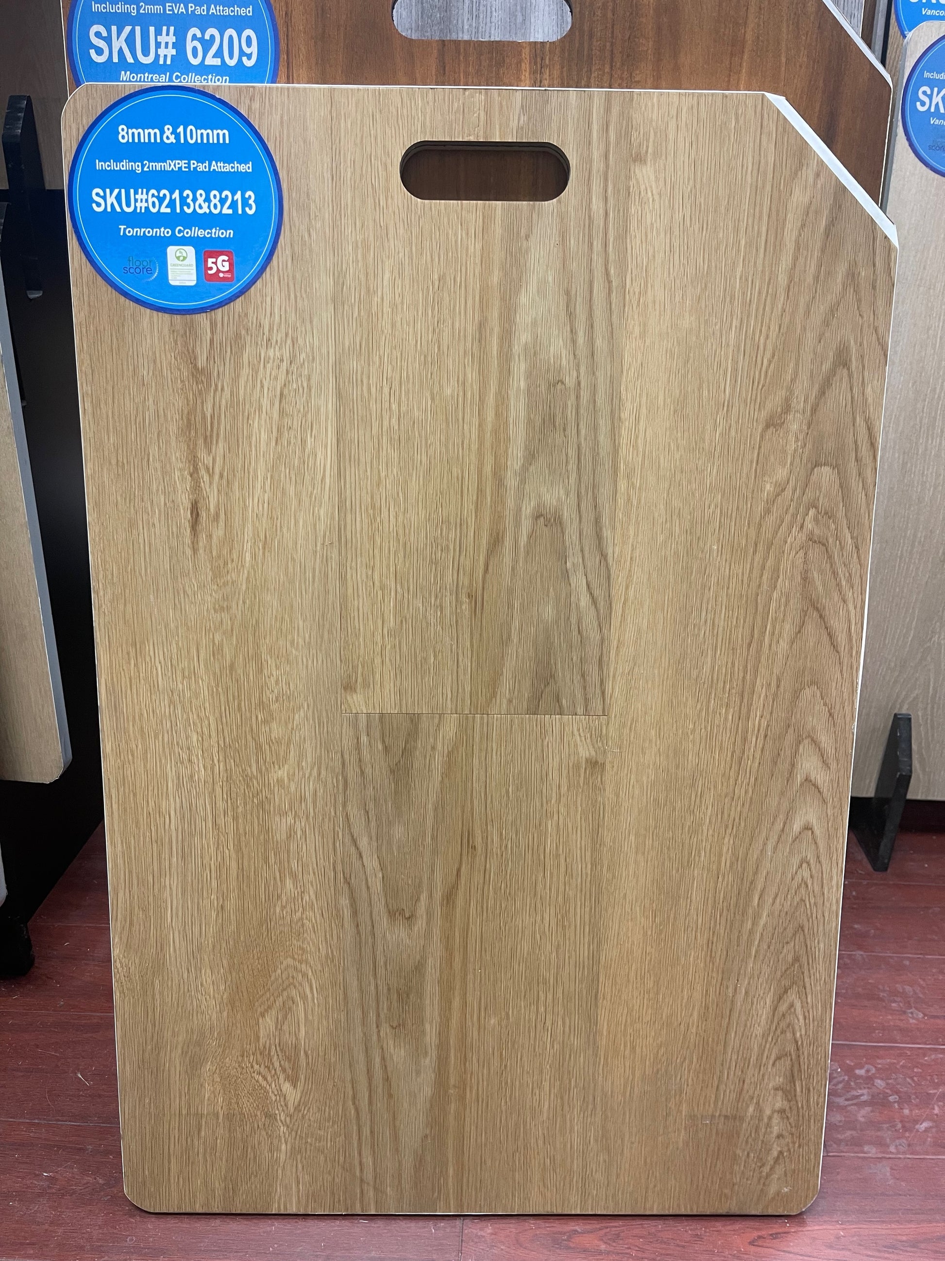 Riche Flooring Ultra-Thick 10mm SPC Vinyl – Amber Grain (20mil Wear Layer) – Detail View