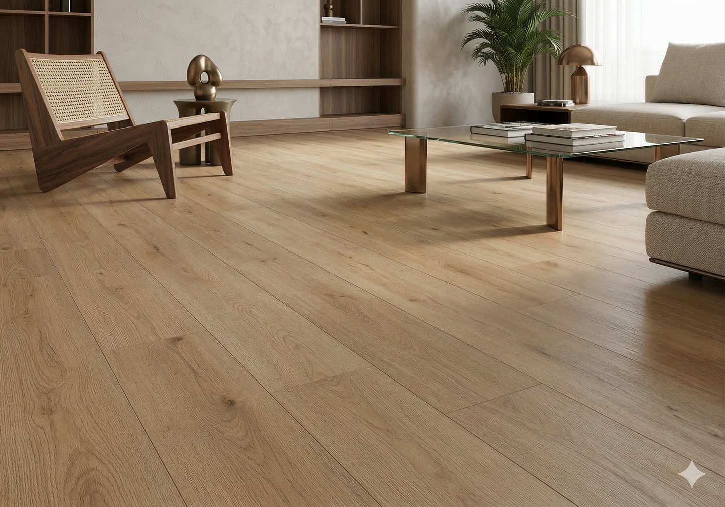 Riche Flooring Ultra-Thick 10mm SPC Vinyl – Caramel Dune (20mil Wear Layer)