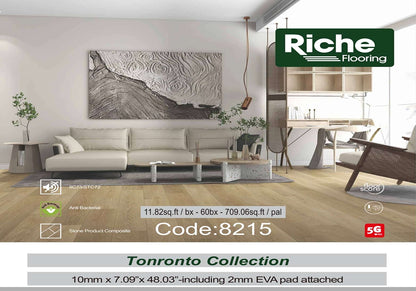 Riche Flooring Ultra-Thick 10mm SPC Vinyl – Oat Meadow (20mil Wear Layer)