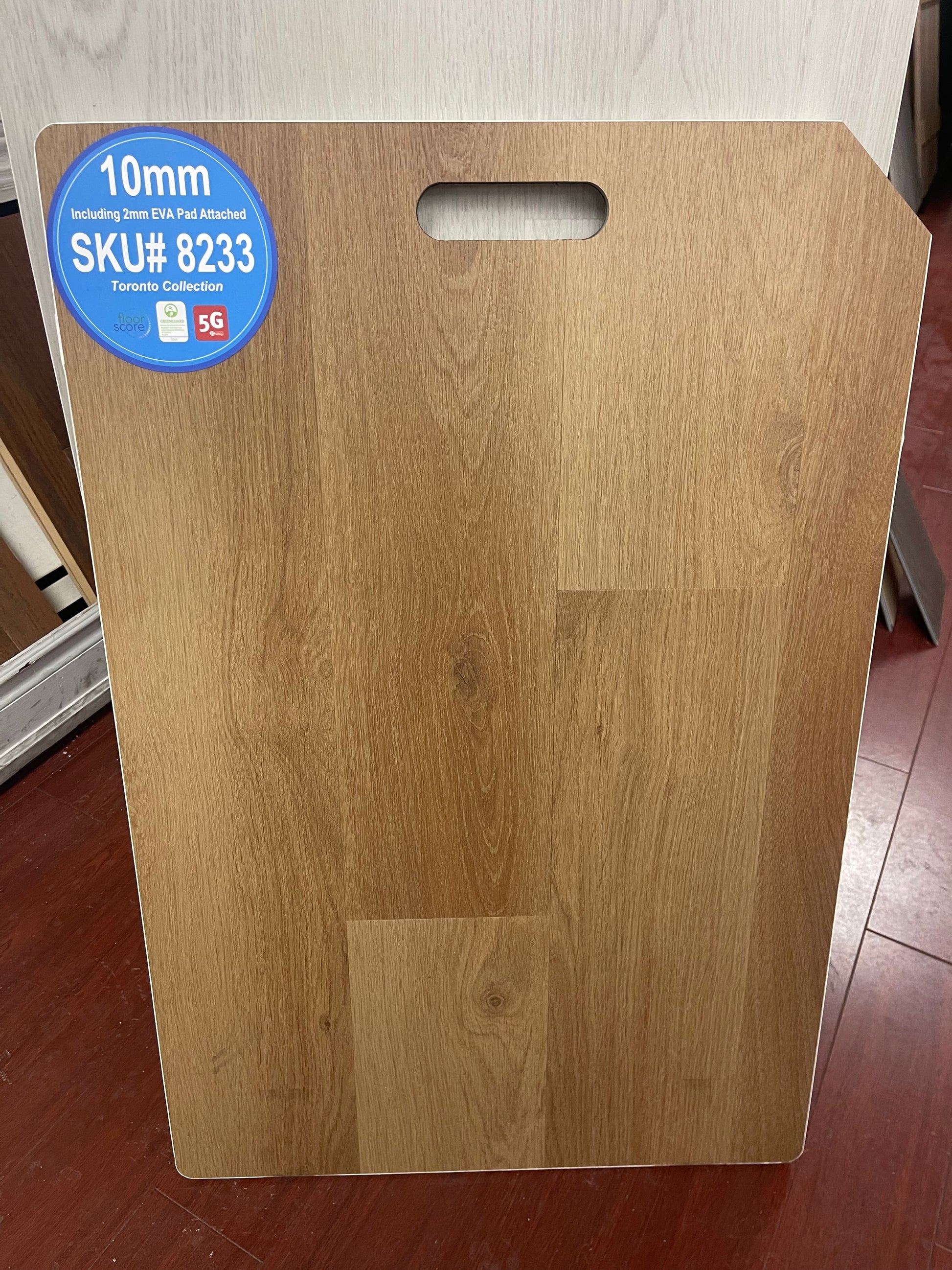 Riche Flooring Ultra-Thick 10mm SPC Vinyl – Smoked Hazel (5.9" Narrow Plank) – Detail View