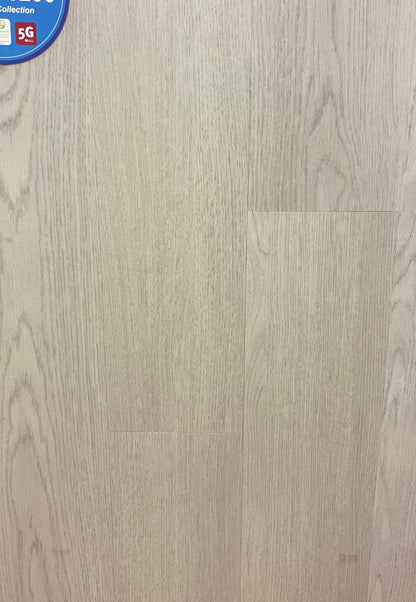 Riche Flooring Ultra-Thick 10mm SPC Vinyl – Glacier White (5.9" Narrow Plank) – Main View