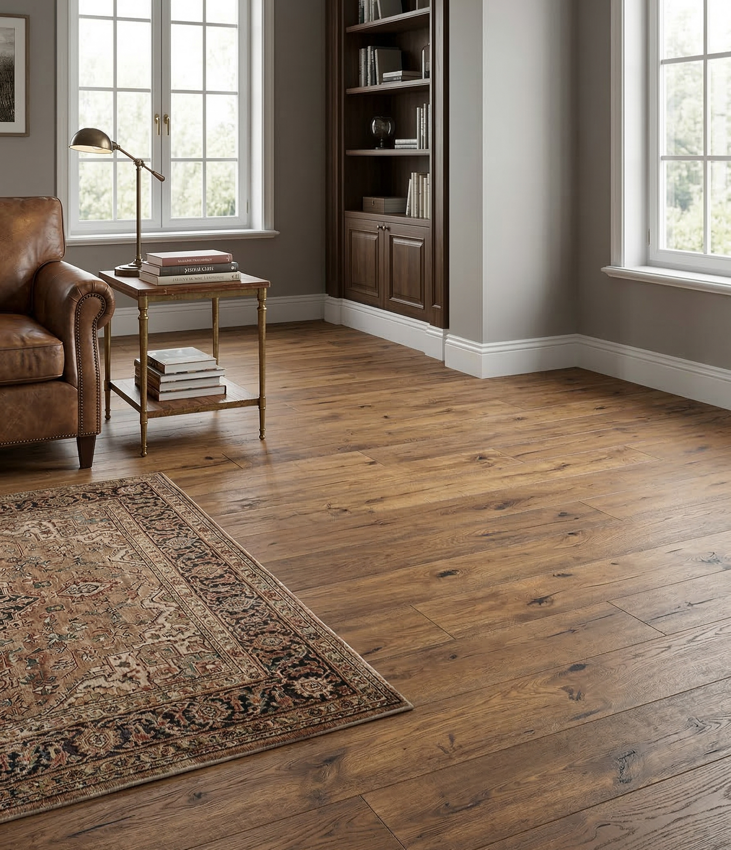 Kronotex Authentic Chalet Chestnut Laminate Flooring | 10mm AC5 | Made in Germany