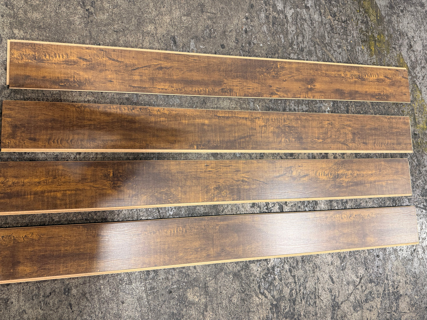 Krono Original 12mm Brook Walnut Laminate Flooring - AC3 Residential Grade - Made in Germany (K8217) – Side View