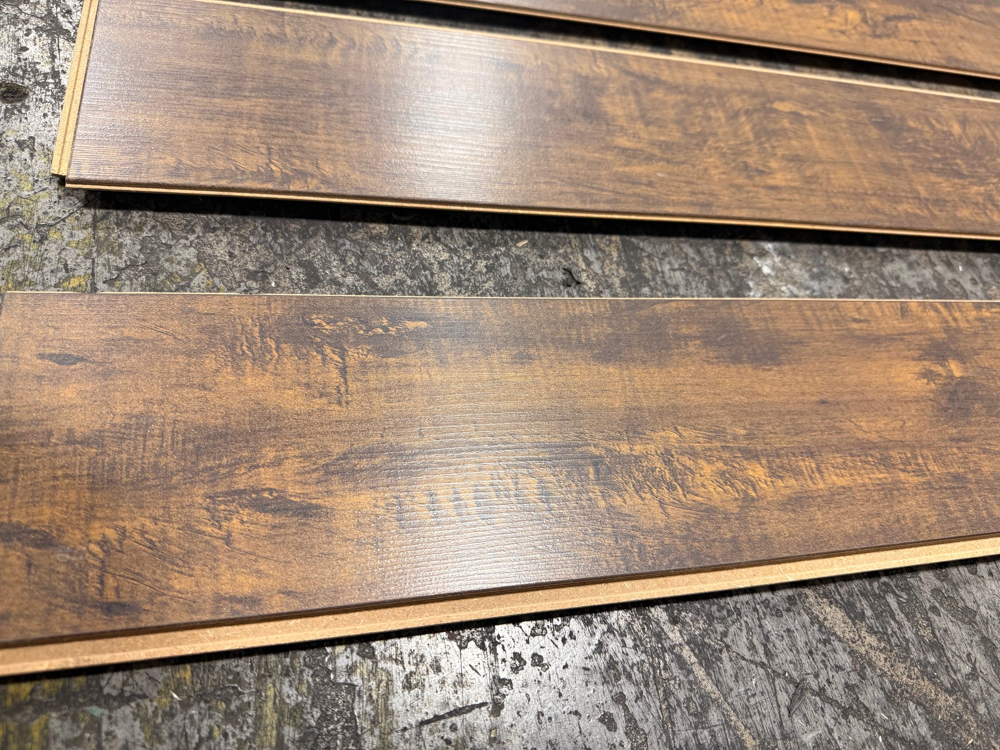 Krono Original 12mm Brook Walnut Laminate Flooring - AC3 Residential Grade - Made in Germany (K8217) – Close-Up