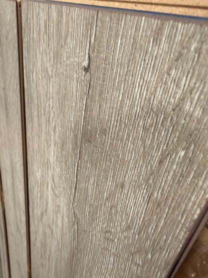 Swiss Krono 10mm Grey Oak Laminate Flooring - AC5 Commercial Grade - Made in Germany (MV 803) – Side View