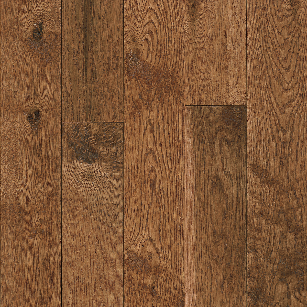 Armstrong American Scrape Oak Gunstock Solid Hardwood Flooring | 3¼″ x ¾″ | Made in USA