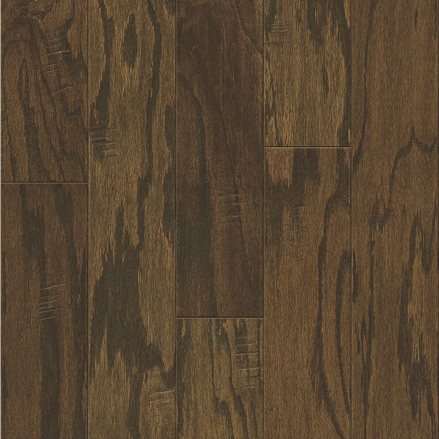 Bruce Calico Brown Handscraped Engineered Hardwood Flooring | 5" Wide | 3/8" Thick