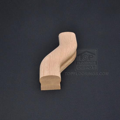 Top Floorings Handrail Fitting FD-22-3R - 3" Offset, Right