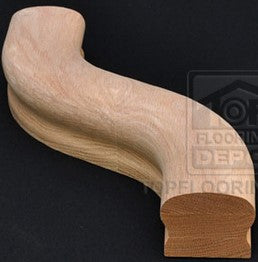 Top Floorings Handrail Fitting FD-22-6L - 6" Offset, Left